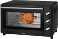 Bomann Backofen, 30 Liter, 29 cm, Schwarz, Multi-, Backraum, Ober + Unterhitze, Kombibetrieb, 6-Stufenschalter