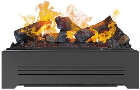 Xaralyn Elektrokamin, schwarz/orange, Basket Cassette 600 Kamin mit Wasserdampf - einstellbare