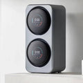 Wäschetrockner, Grau/Schwarz, Tragbare 2-in-1-Waschmaschine und Trockner mit, intelligenter Selbstreinigung und Hochtemperaturtrocknung