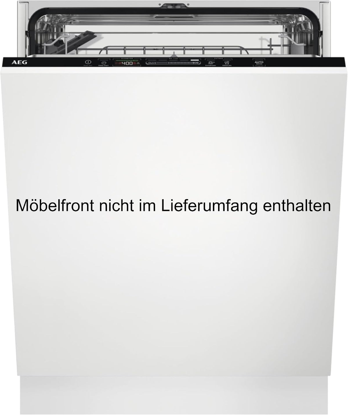 AEG Geschirrspüler, 60 cm, Weiß/Schwarz, FSE53617Z Vollintegrierter- /Serie 6000 mit SatelliteClean®