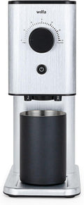 Wilfa Kaffeemaschine, 40 mm, Silber/Schwarz, ZENSE ALUX Kaffeemühle - 30 Mahlgrade