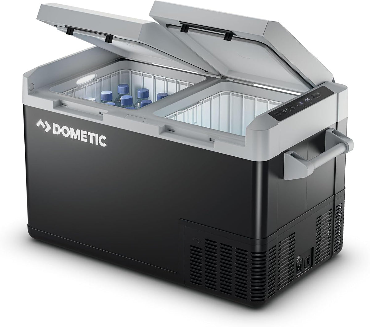 DOMETIC Kompressor, 240 V, 70 L, 24 V, Schwarz/Grau, CFF70 -Kühlbox, 12/ und 100, AC/DC, Elektrische Kühl- und Gefrierbox für Auto