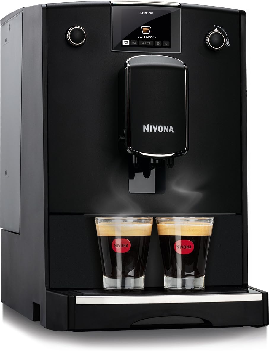 Nivona Kaffeevollautomat, Legierter Stahl, Schwarz, Kaffeevollauomat CAFEROMATICA 690