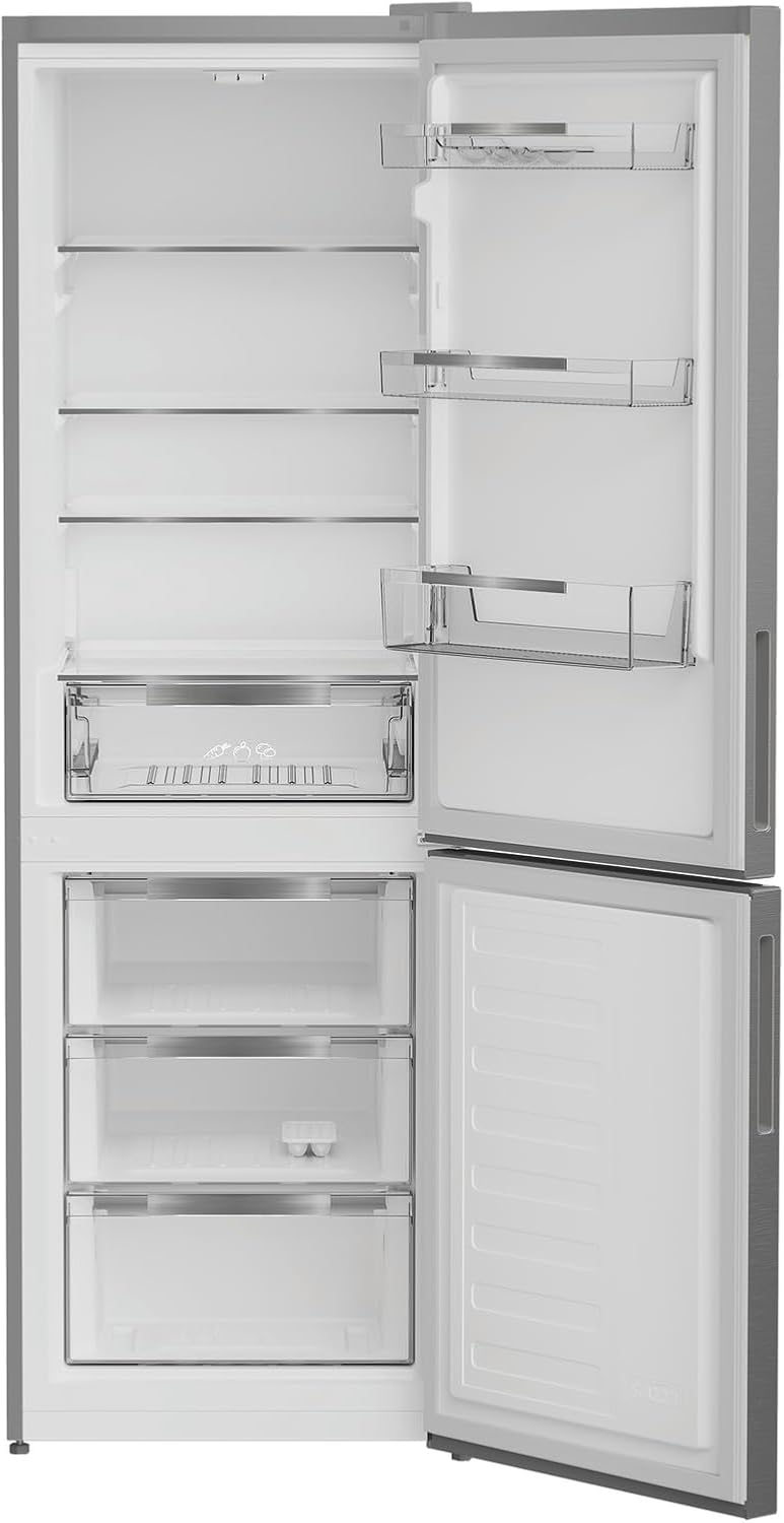 Bauknecht Kühl-Gefrierkombination, 343 l, 223 l, 120 l, 35 dB, Silber/Weiß, Kühl-/Gefrierkombination KGLR 185 IN/Nutzinhalt gesamt: /