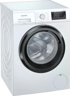 SIEMENS Waschmaschine, weiß/schwarz, WM14NKG3 Waschvollautomat
