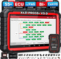 LAUNCH OBD-II Diagnosewerkzeuge, Schwarz/Rot, X431 PRO3S+ V5.0 OBD2 Diagnosegerät OE-Level voll System, Bidirektionaler Steuerung