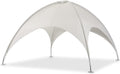 Leco Garten,Sonnensegel, 5 m, Grau/Weiß, Kuppelzelt, Formschönes Sonnendach 5 x für Outdoor-Veranstaltungen, wasserabweisend - grauweiß