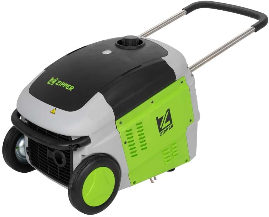 Zipper Powerstation, 4.3 kW, 2800 W, 230 V, 38 kg, Schwarz/Grün/Grau, ZI-STE3000IV 4-Takt Inverter-Stromerzeuger
