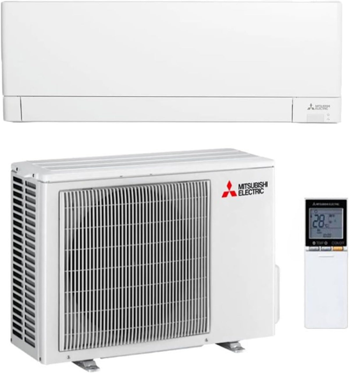 Mitsubishi Klimaanlage, Weiß, MSZ-AY25VGKP + MUZ-AY25VG Serie AY Klimagerät 9000 BTU