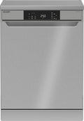 SHARP Geschirrspüler, 60 cm, 47 dB, Silber, QW-NA1CF47DS-DE freistehend, 13 Maßgedecke, Express 50', QuickWash 30'