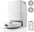 roborock Saugroboter, Weiß, Qrevo Pro Set mit Wischfunktion&Hebarem Wischmopp, 7000Pa, FlexiArm Design™ Kantenreinigung