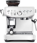 Sage - The Barista Touch Impress - Kaffeevollautomat mit automatischem Milchaufschäumer - Gebürsteter Edelstahl, Weiß