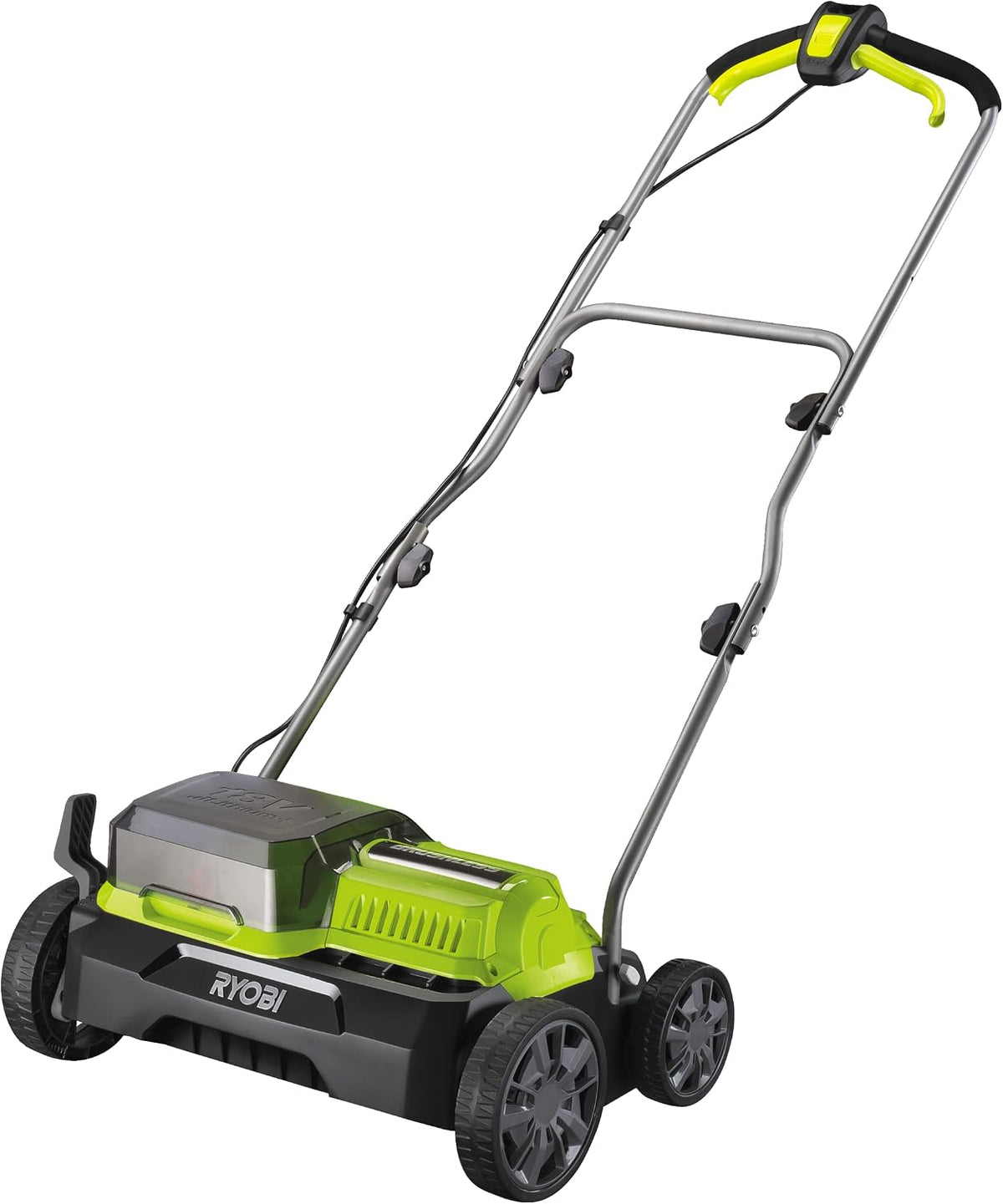 RYOBI Laubbläser, 35 cm, 18 V, Grün/Schwarz, ONE+ Brushless Akku-Vertikutierer RY18SFX35A-0, Arbeitsbreite, ohne Akku und Ladegerät