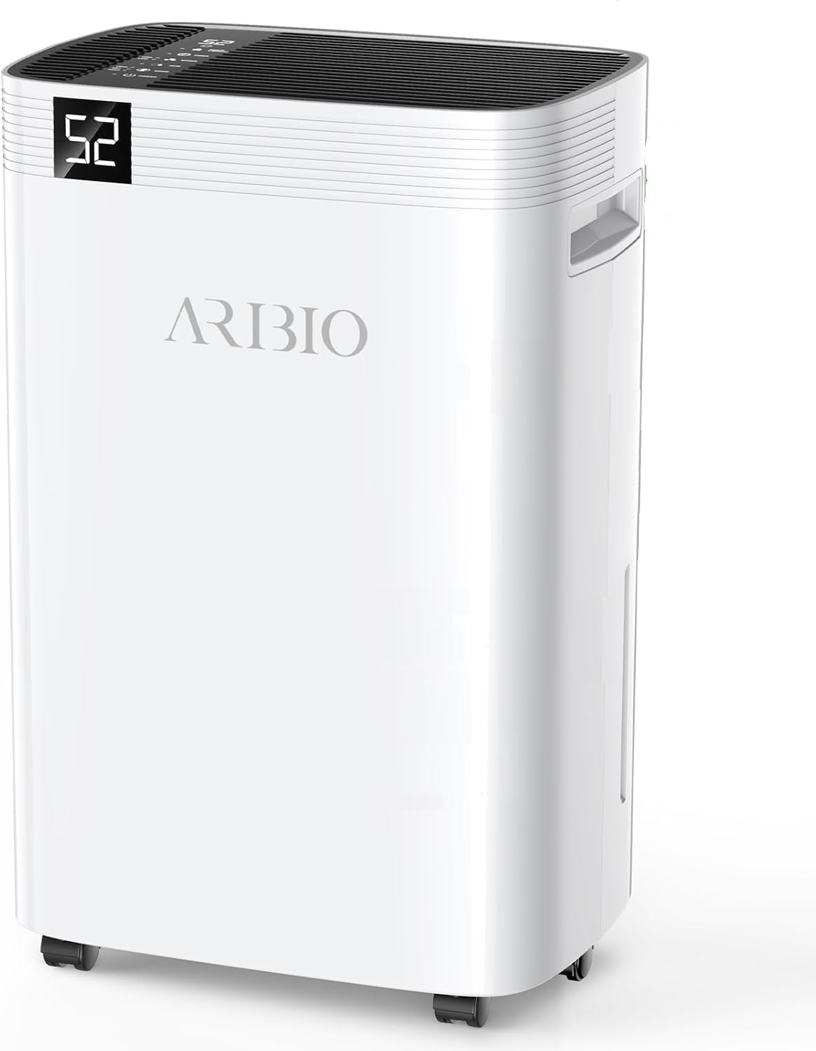 ARIBIO Luftentfeuchter, 200m, 20 L, 60m, Weiß/Schwarz, /Tag Hochleistungs Entfeuchter, Raumentfeuchter mit LED Anzeige