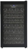HEINNER Weinkühlschrank, 118 l, Schwarz, HRV-A118DRM40, Energieklasse G, ca. 40 Flaschen (750 ml), LED-Display