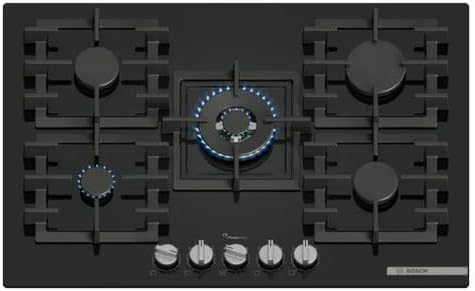 Bosch Kochfeld, 54 x 75.2 x 52 cm, erforderliche Nischengröße 45 x 56 x (48-49.2) cm, Erdgas kompatibel und Einspritzdüsen für Butan/Propan enthalten