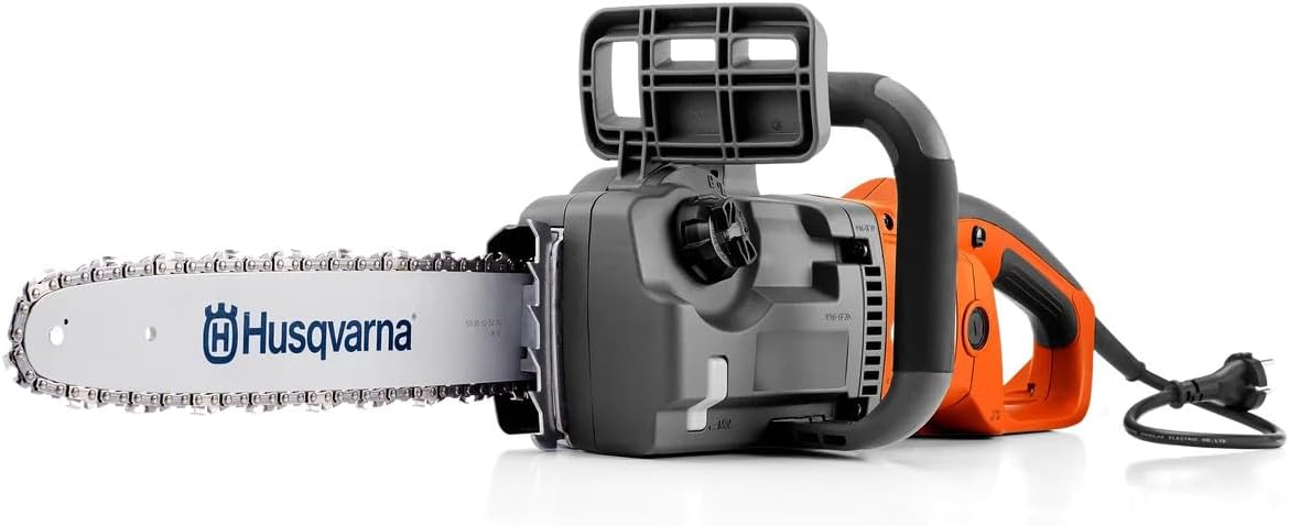Husqvarna Rasenmäher, Schwarz/Orange/Silber, Elektro-Motorsäge 420EL 16''