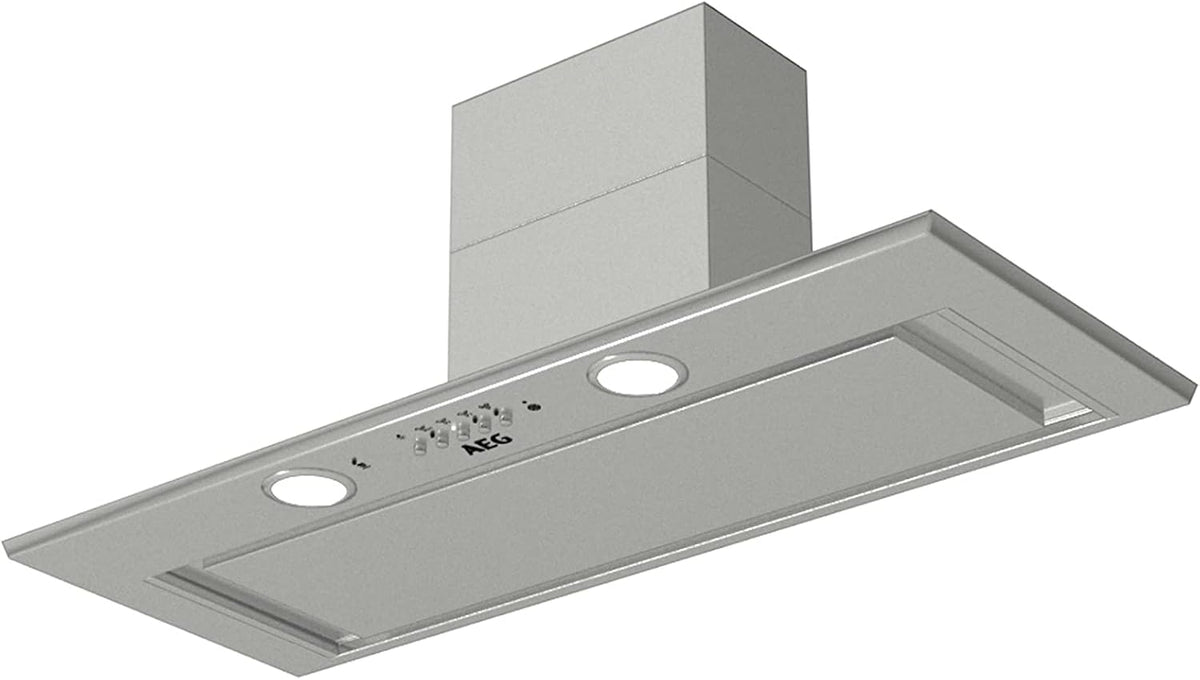 AEG Dunstabzugshaube, Silber, DGE5861HM, Edelstahlfarben