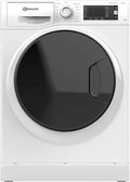 Bauknecht Waschmaschine, 8 kg, Weiß/Schwarz, WM Sense 9A Frontlader/ /Active Care Color+/kraftvolle, Weiß [Energieklasse A]