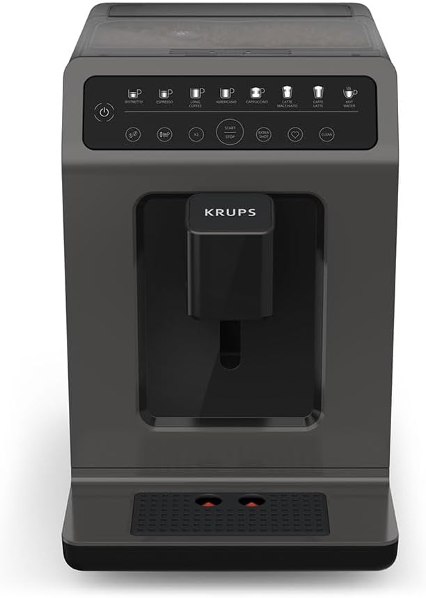 KRUPS Kaffeemaschine, Grau, Espressomaschinen, mehrfarbig