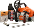 Kramp Kettensäge, 30 CM, Orange/Schwarz/Weiß, Starterset, mit Zubehör, Motorsäge MS 162 STIHL /PMM3 1148 200 0000