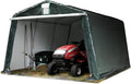 TOOLPORT Rasenmäher, 4,7 m, Dunkelgrün, Garagenzelt Carport 3, Weidezelt & Unterstand, PE-Plane 450 N, robuste Stahlrohrkonstruktion