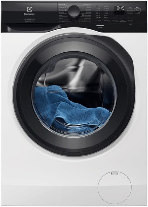 Electrolux Waschmaschine, 10,5 kg, Weiß/Schwarz, EW6FZBG215 Frontlader 1400 RPM Weiß