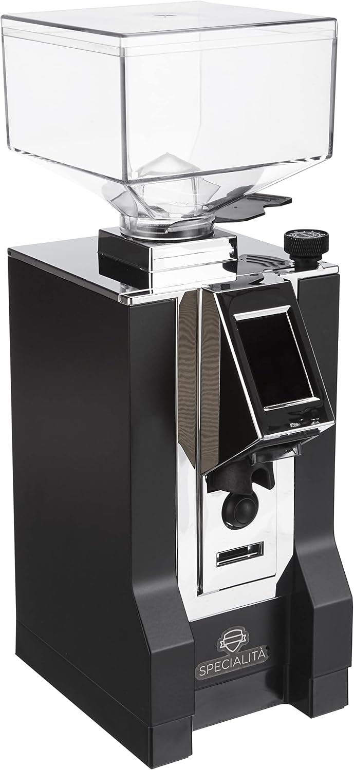 Eureka Espressokocher, Schwarz/Chrom, 16CR Kaffee Zubereiter, Kunststoff