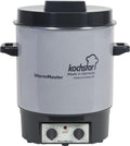 Kochstar Einkochautomaten, 1800 W, 230 V, 29 L, Grau/Schwarz, Einkochautomat WarmMaster S (Einkochtopf / Einkocher mit Uhr