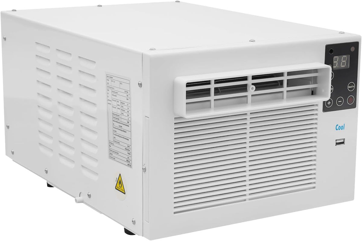CHIMHOON Klimaanlage, 750 W, Weiß, Kompakt Einbau Klimagerät, Mini Mobile Kühler, Fensterklimagerät, Klein Persönliche