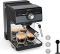 KRUPS Kaffeemaschine, 15 bar, Silber/Schwarz, Authentic+ Espresso-Siebträgermaschine, intuitive Bedienung, raffiniertes Design