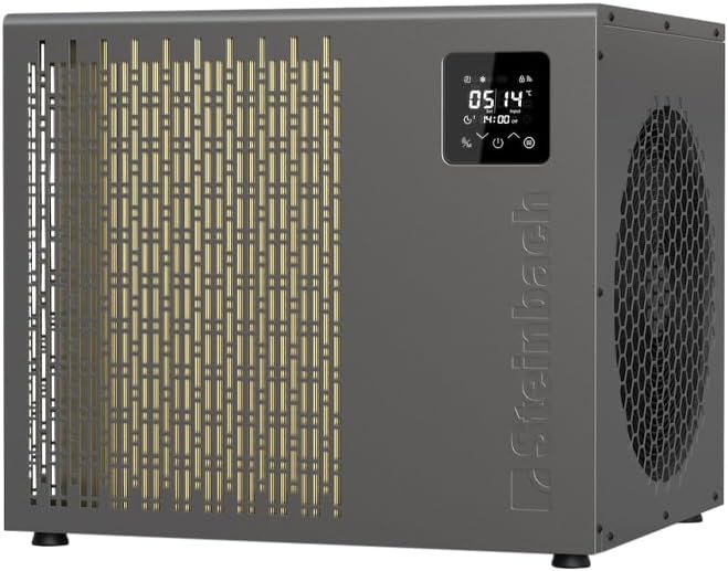 STEINBACH Heizpumpen, 1.000 l, 5,05 kW, Grau, Kühl- und Wärmepumpe Flex 5, 049500Y, Eisbad Wärmepumpe für Tauchbecken bis