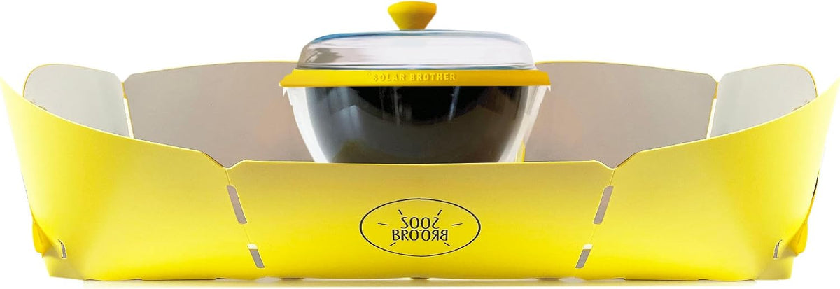 SOLAR BROTHER Kochgeräte, 4 l, Gelb, Sungood kocher, faltbar, mit -Kochtopf Cosmo, Kochen ohne Feuer oder Flammen bis 150 °C