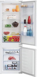 Beko Gefrierschrank, 271 l, 35 dB, Weiß, BCSA285K4SN b100 integrierbare Kühl-/Gefrierkombination, Gesamtrauminhalt