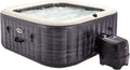 Intex Tablet, 145 x 71 cm, 795 L, grau/weiß, PureSpa Greywood Deluxe In- & Outdoor Whirlpool aufblasbar