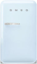 Smeg Kühlschrank, 97.0 cm, 54.5 cm, Hellblau, Kühl-/Gefrierkombination FAB10RCR6, hoch, breit, Retro-Design, Kompakter mit intergriertem Gefrierfach