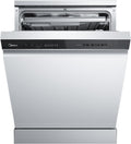Midea Geschirrspüler, 60 cm, 42 db, 60 cm, Silber, SF 7.60NW14B Freistehend & Unterbaufähig, 14 Maßgedecke, 8 Programme