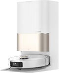 dreame Saugroboter, Weiß/Gold, X40 Ultra Complete mit Wischfunktion, 12.000Pa Saugkraft, 70℃ Wischmopp, selbstreinigend