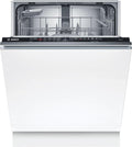 Bosch Geschirrspüler, 60 cm, Weiß, SMV2ITX09E Serie 2, Smarter Vollintegriert, Besteckkorb, Spülmaschine mit Programmassistent