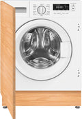 amica-group Waschmaschine, 34660 W, 8 kg, Weiß/Holz, EWA EB-Waschautomat A 1400U vollintegriert