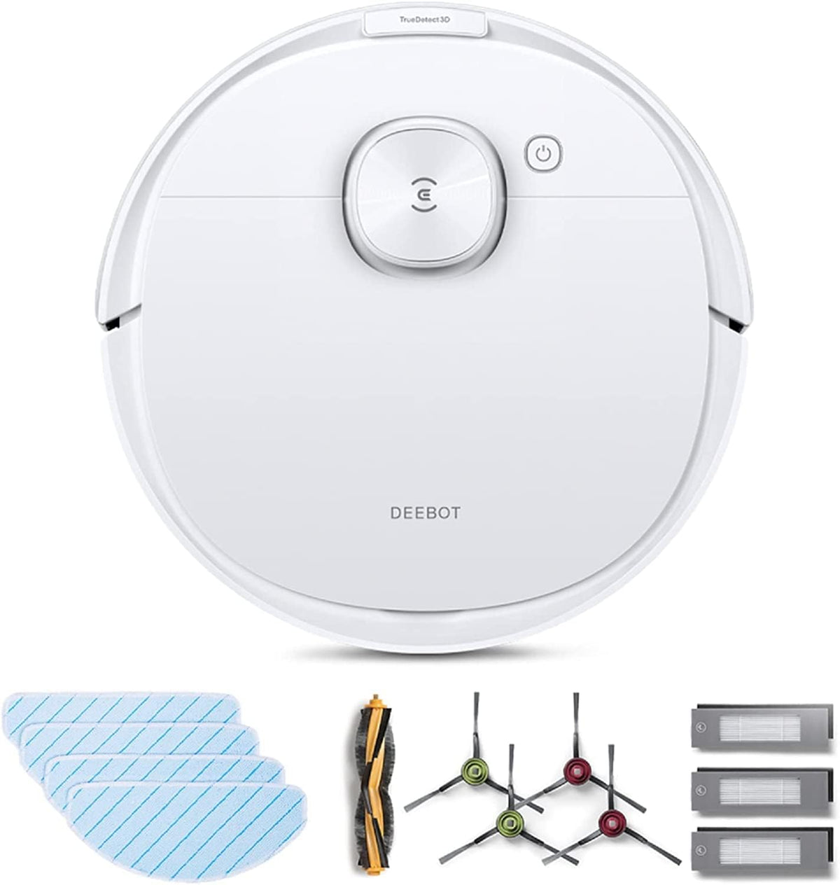 ECOVACS Saugroboter, 67 dB, weiß, Staubsaugerroboter, DEEBOT N8 PRO Care, mit Wischfunktion, (inkl. Zubehör-Kit)