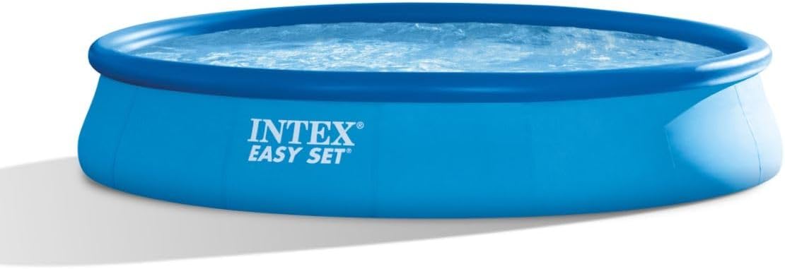 Intex Aufblasbare Pools, 457x84 cm, 2006 L, 9729 L, Blau, 28158NP, Aufstellpool Easy Set Rund, Filterpumpe /h