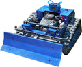 AIWEIYA Mähroboter, 15 cm, Blau/Schwarz, 4WD Ferngesteuerter Rasenmäher，2- Schnitthöhe - 100%