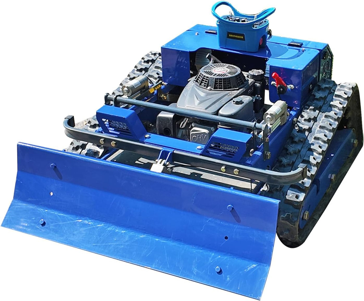 AIWEIYA Mähroboter, 15 cm, Blau/Schwarz, 4WD Ferngesteuerter Rasenmäher，2- Schnitthöhe - 100%