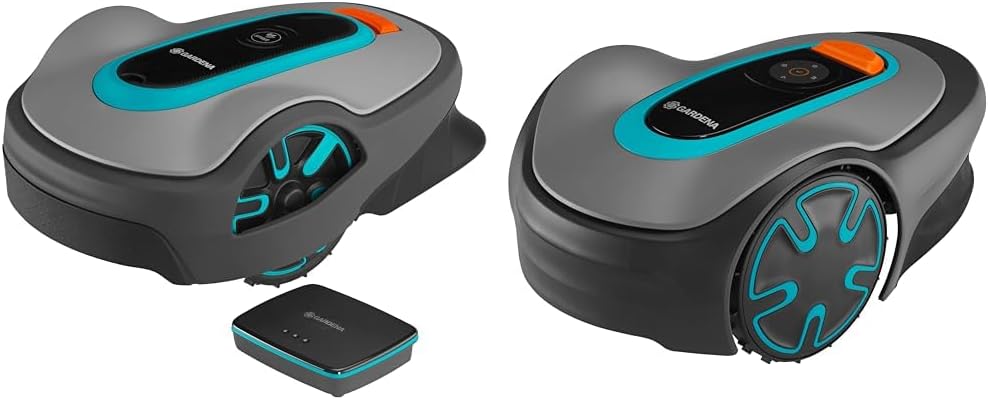 Gardena Mähroboter, 1000 m, 250 m, Grau/Schwarz/Blau/Orange, smart SILENO life ² Set & SILENO minimo ²