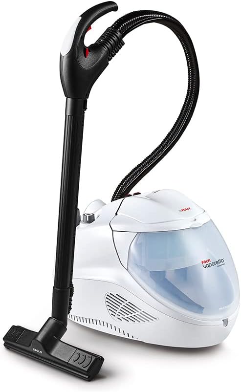 POLTI Staubsauger, 2450 W, 4 Bar, Schwarz/Weiß, Vaporetto Lecoaspira FAV30, Dampfreiniger und mit Wasserfilter