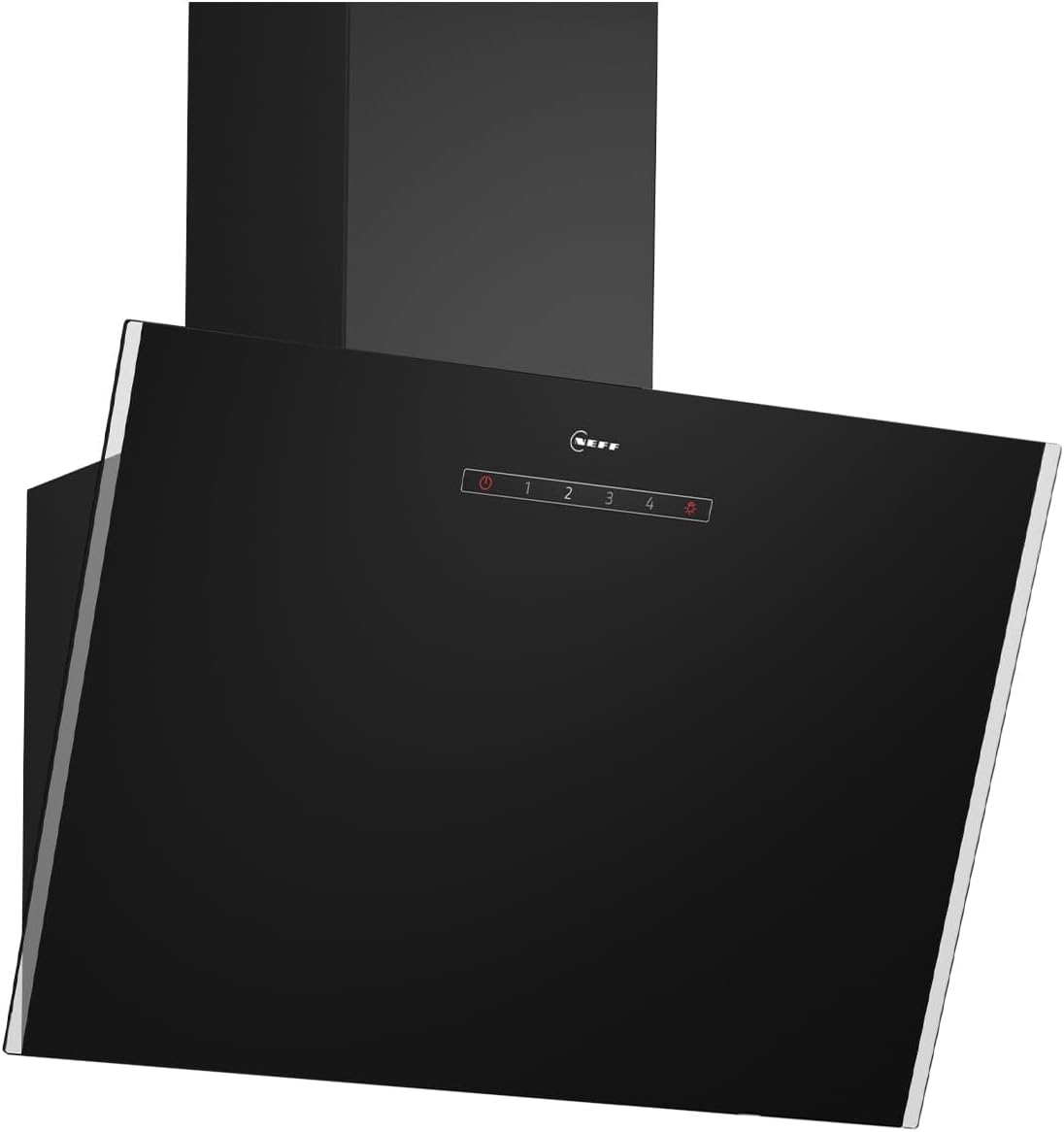 Neff Dunstabzugshaube, 60 cm, Schwarz, D63IDK1S0, N 30, Wandesse, zur Wandmontage, breit, Intensivstufe, LED-Beleuchtung