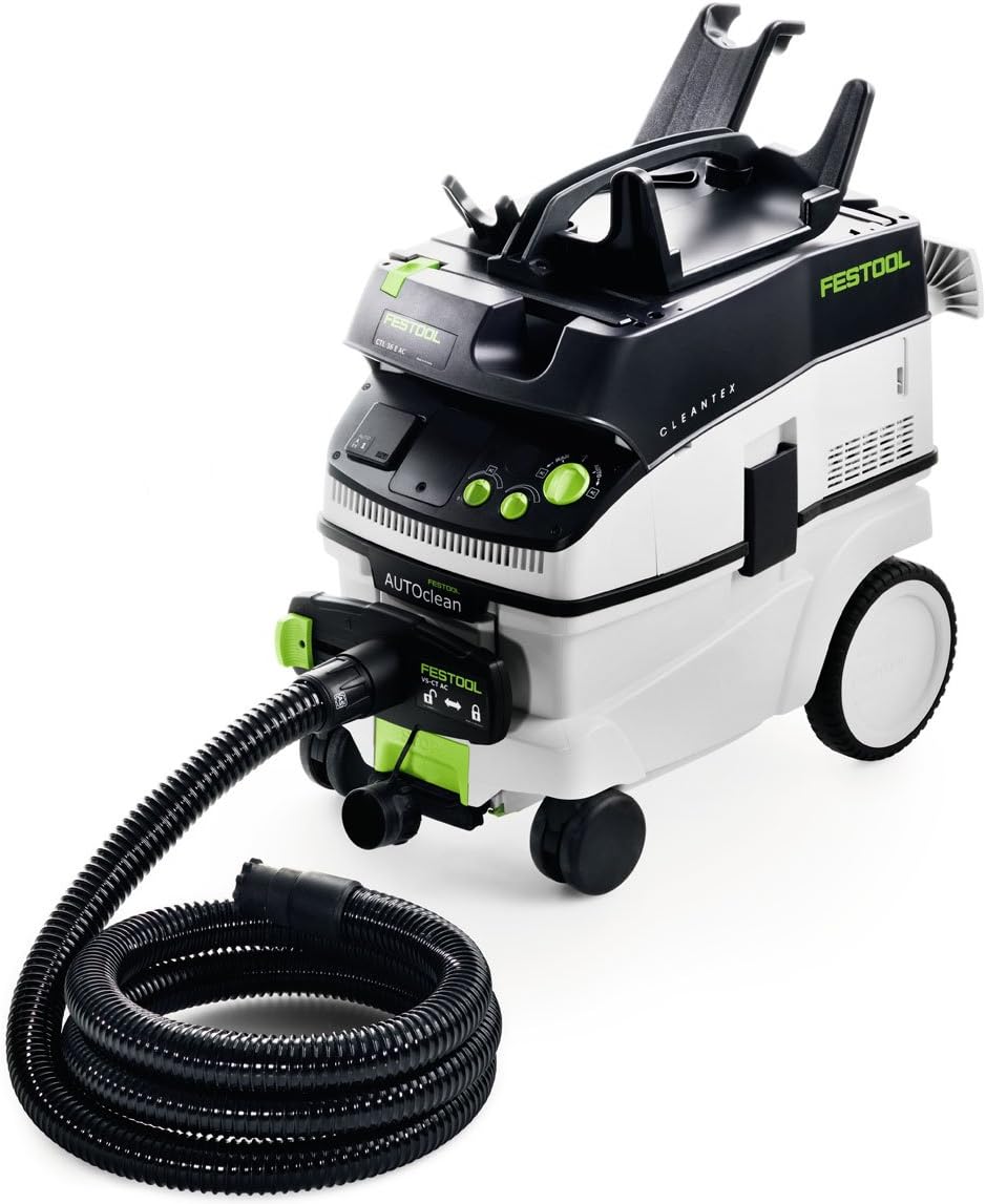 Festool Akkuschrauber, Schwarz/Weiß/Grün, 584116 Absaugmobile CLEANTEC CTL 36 E AC-PLANEX