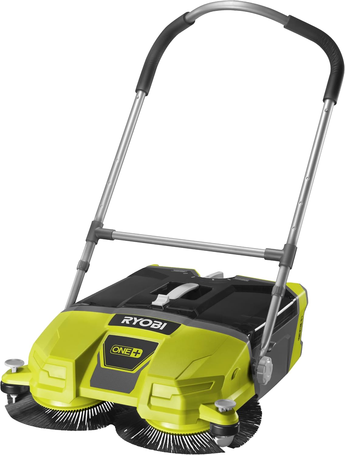 RYOBI Werkzeugakkus, 53 cm, 18 V, 17 l, Grün/Schwarz, ONE+ Akku-Kehrmaschine R18SW3-0 (Kehrbreite, Kickschalter