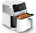 Tefal Heissluftfritteuse, 7 L, Weiß, Easy Fry Silence Heißluftfritteuse, Fassungsvermögen, Silent-Technologie, 10 voreingestellte Programme